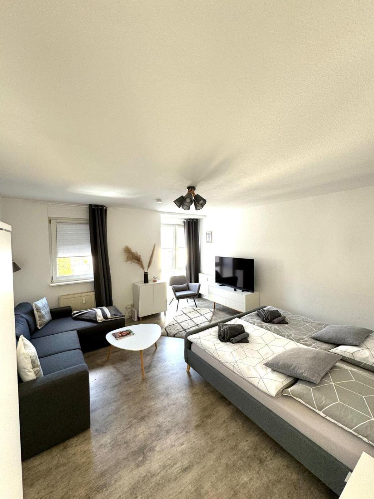 Stilvolle Ferienwohnung Mit Stellplatz Wlan Free Netflix Naehe Bahnhof Zwickau Eksteriør billede